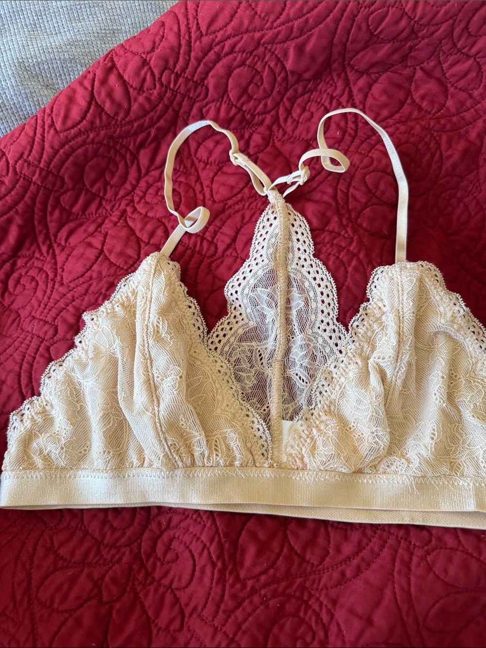 bp Lace Bralette in Cream